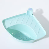 Kuber Industries Pack of 5 Kitchen Sink Stand | Food Strainer Stand for Kitchen | Vegetable-Fruit Drainer Holder | Sink Stopper Shifter for Kitchen | Multipupose Kitchen Sink Stand | TM20002BL | Blue